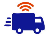 icono que simboliza la aplicación de la tecnología a la logística